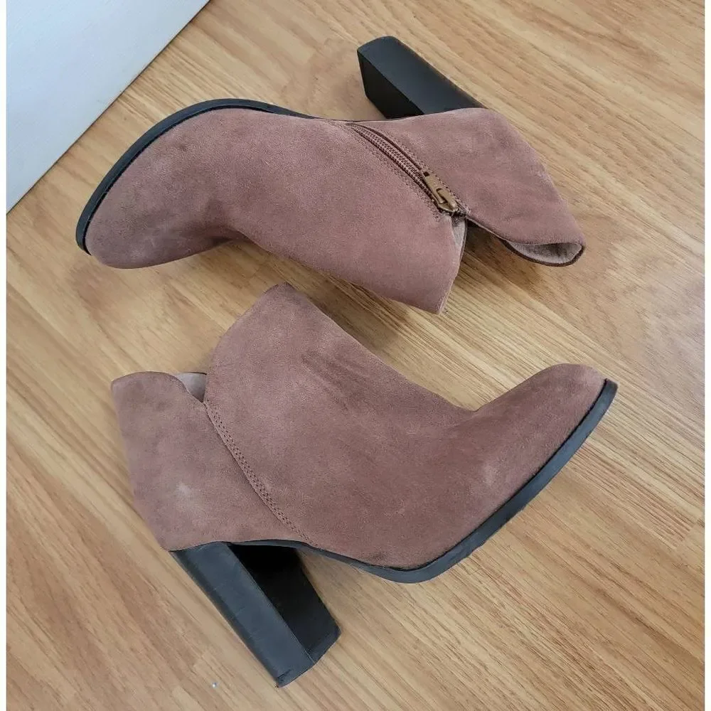 Seychelles Sueded Ankle Booties 8